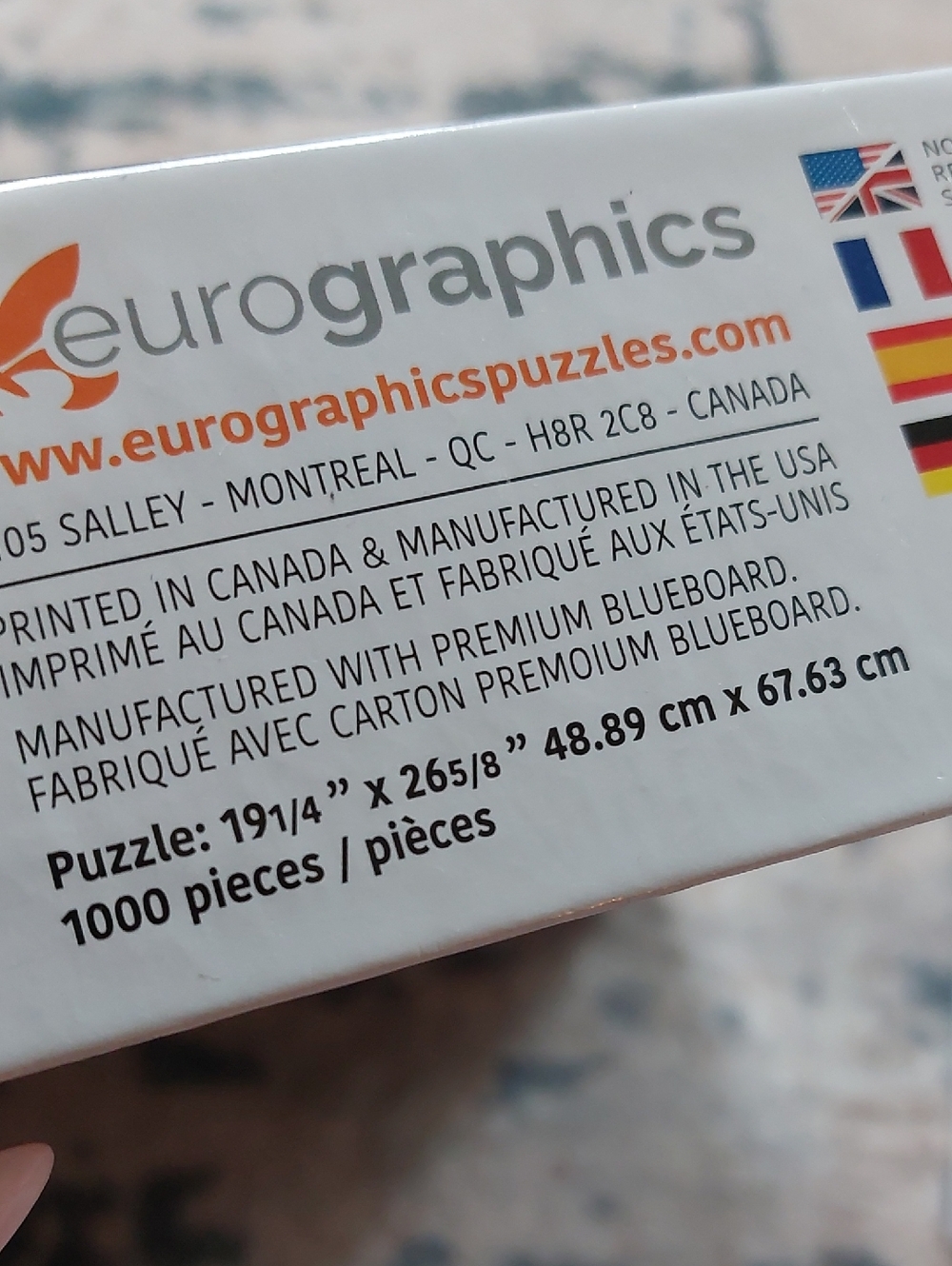 1000pc Puzzle Queen Elizabeth II Complete Eurographics Royal Family - Picture 3 of 3